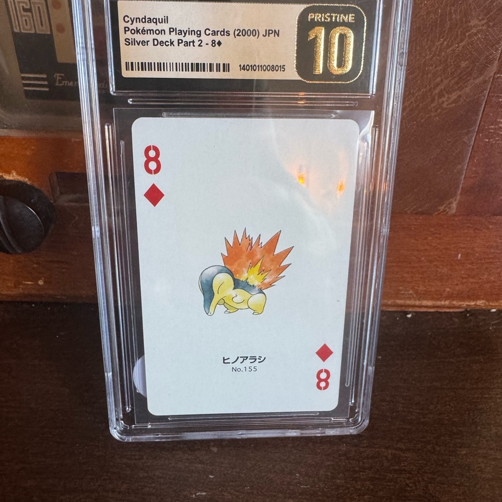 Cyndaquil Pokémon Playing Card - Silver Deck